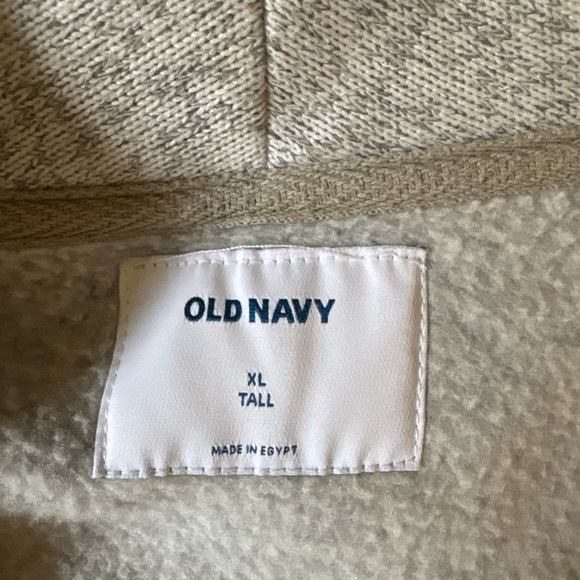 Old Navy Men’s Shawl Collar Cardigan Sweater XL Tall Gray Button Front - Picture 3 of 4